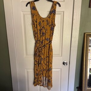 Latched Mama goldenrod floral nursing romper